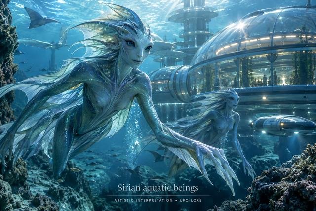 Sirian aquatic beings