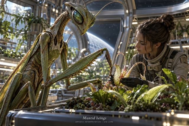 Mantid beings